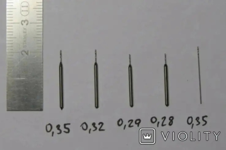 Drills for metal R6M5 0.12-0.6 mm 140 drills (read the description)