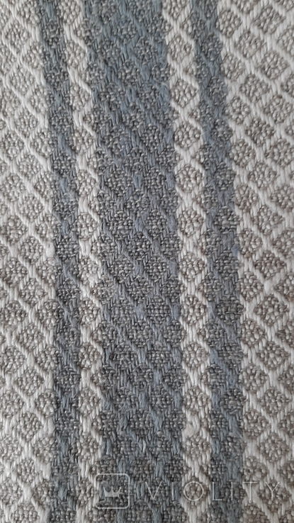 Homespun tablecloth with a woven pattern 221x83 cm, Chernihivshchyna, photo number 7