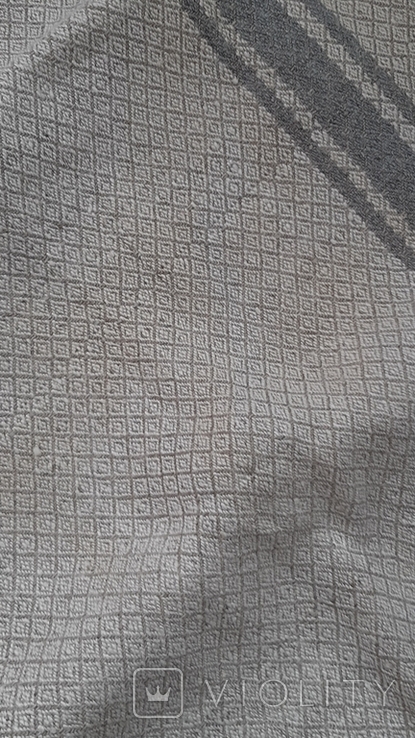 Homespun tablecloth with a woven pattern 221x83 cm, Chernihivshchyna, photo number 9