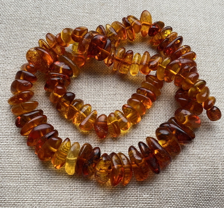 Natural amber. Beads. 40 gr., photo number 2