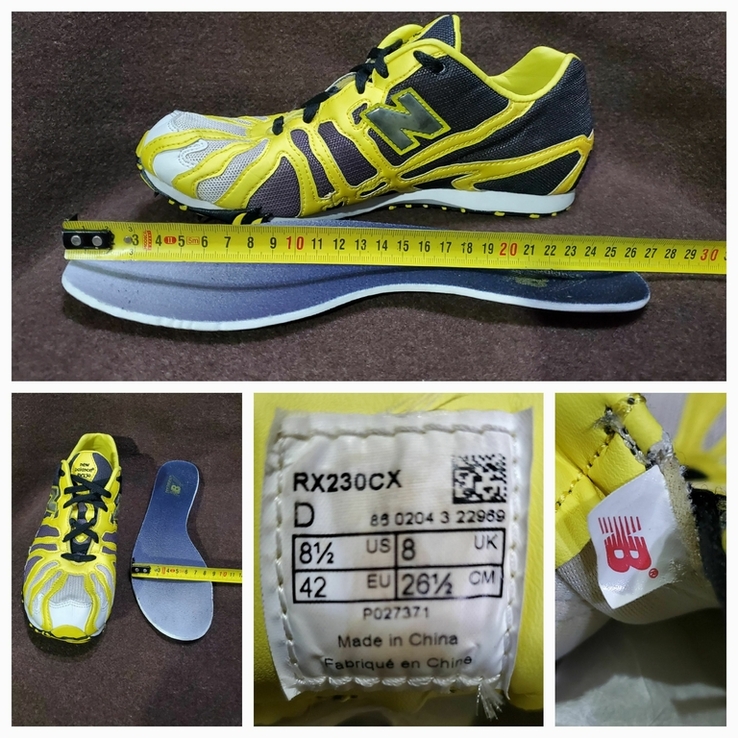 Кроссовки для бега, шиповки, New Balance Rx230cx ( р 40.5 / 26.5 см ), фото №13