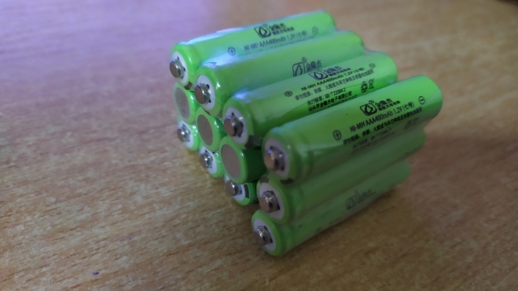 Акумулятор, батарейка мініпальчик ААА 1,2В 400 мАг, фото №6