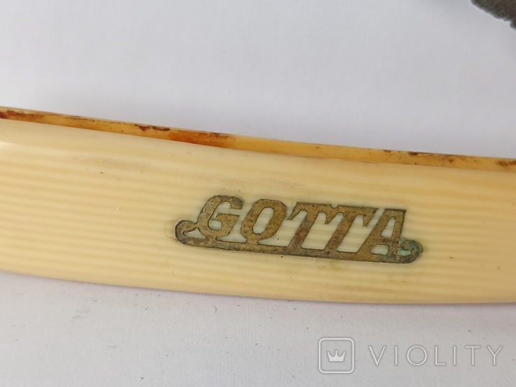 Опасная бритва " GOTTA" на запчасти или реставрацию., фото №3