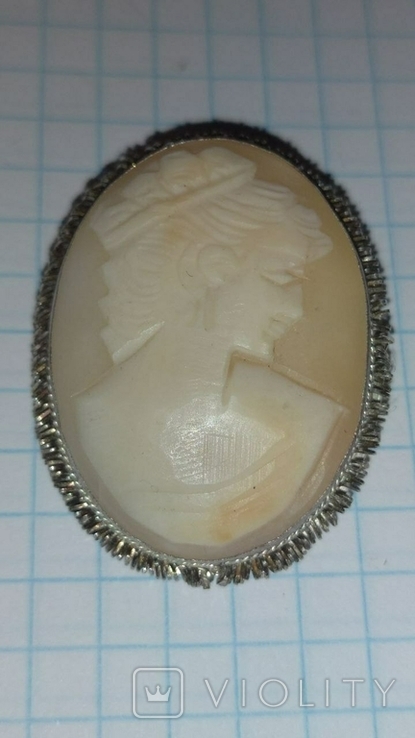 Antique cameo. The brooch is a pendant., photo number 2
