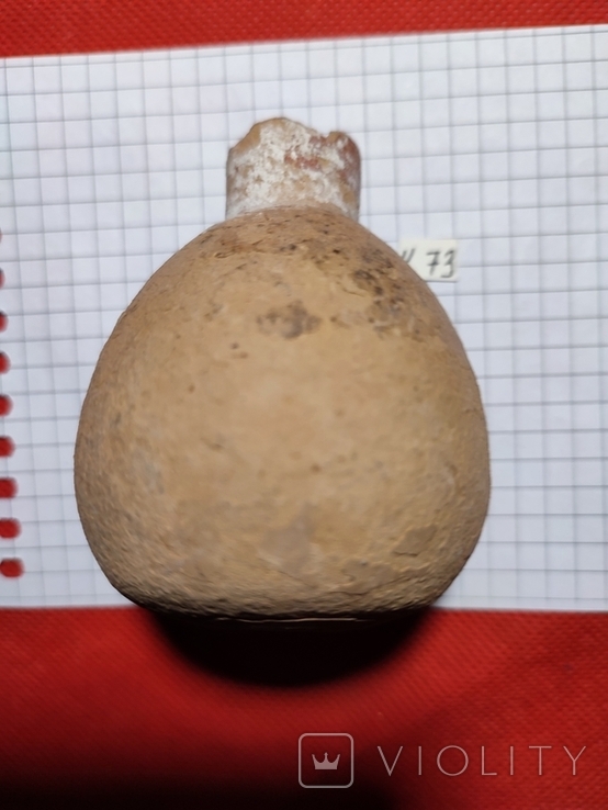 Античный керамический сосуд. Размер 70 на 55 мм.1-3 в.в.н.э., фото №4