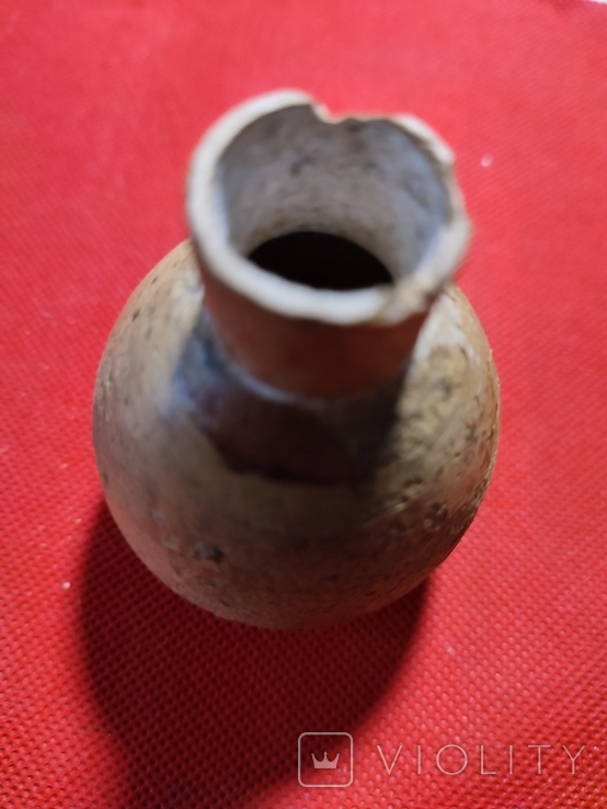Античный керамический сосуд. Размер 70 на 55 мм.1-3 в.в.н.э., фото №5