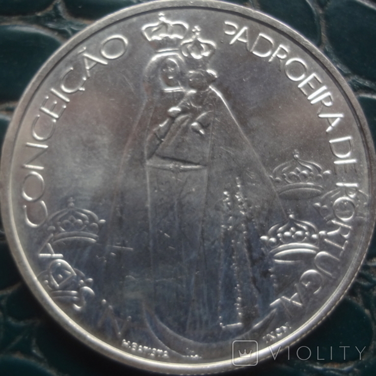 Португалия 1000 эскудо 1996 Серебро 28 грамм, photo number 2