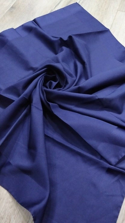 Италия большой темно синий однотонный платок, роуль,новый, numer zdjęcia 2
