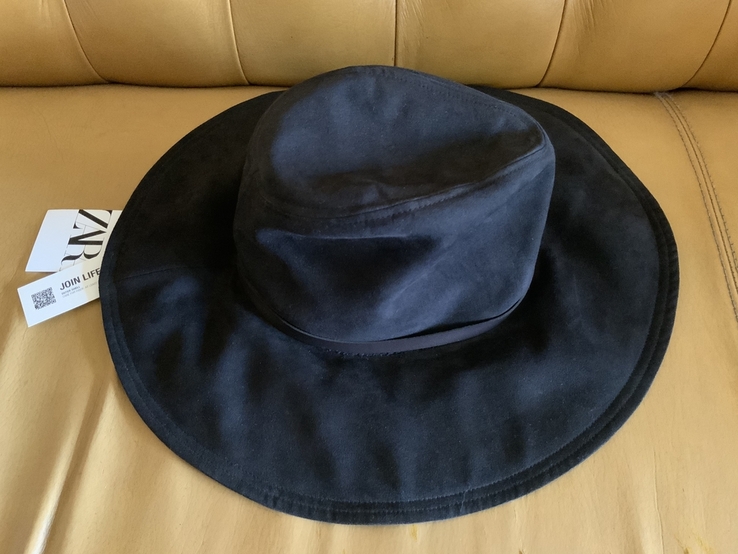 Шляпа чёрная Zara, новая, фото №7