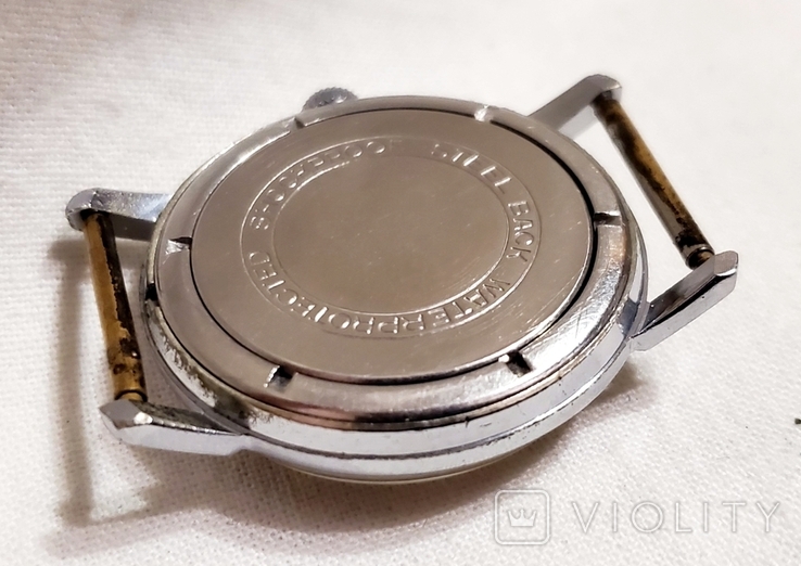 Export watch Flight of 17 stones in chrome case 1MChZ named after Kirov of the USSR, photo number 7