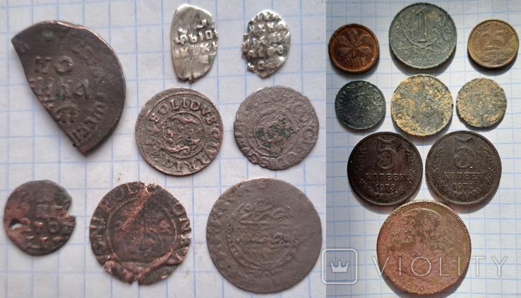Різні монети, 20 пара, соліди, чешуї, різних часів і народів, плюс жетон Метро КИЇВ, photo number 2