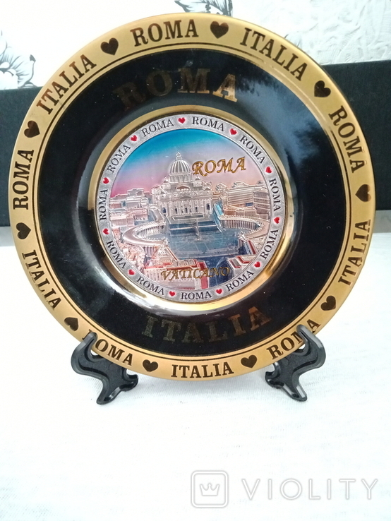 Декоративная тарелка Italia, фото №2
