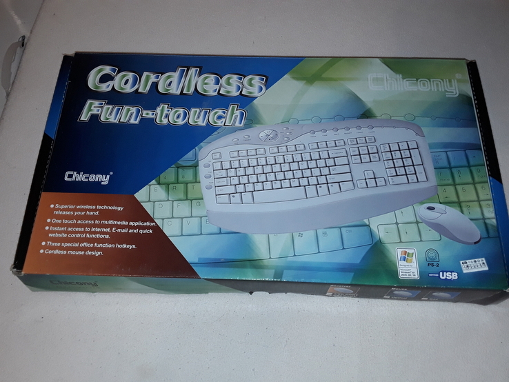 Клавиатура Chicony KBR0108 + мышка USB + мышка беспроводная.(комплект), photo number 8