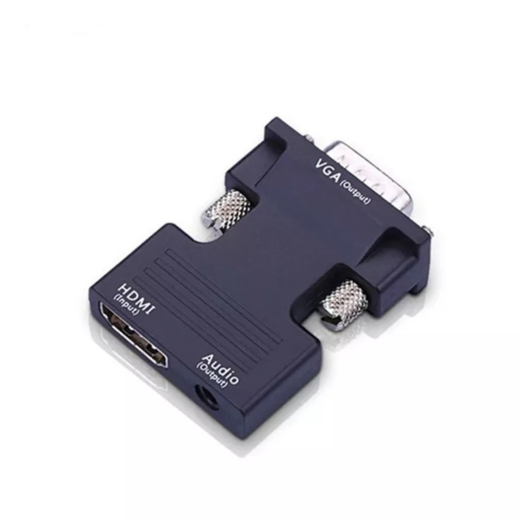 Переходник HDMI to VGA Converter HD + шнур Audio Cable 3,5 mm, фото №6