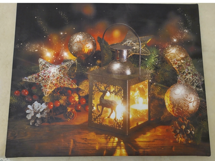 Картина "рождественский фонарь", фото №2