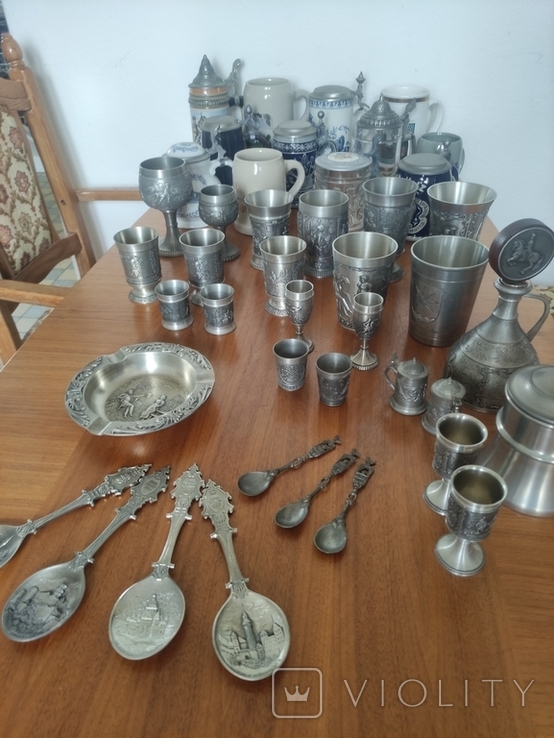 Collection of beer glasses and zinc products, photo number 3