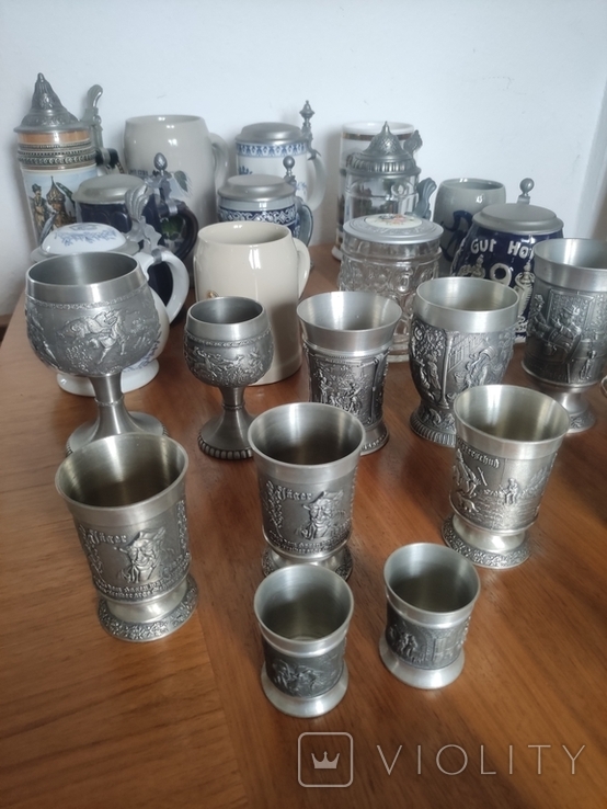 Collection of beer glasses and zinc products, photo number 4