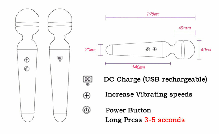 Вибратор комбинированный мультирежимный. USB. Блиц., photo number 6