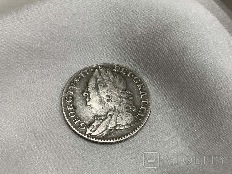 1 шилінг 1758 рік Георг ІІ, фото №4