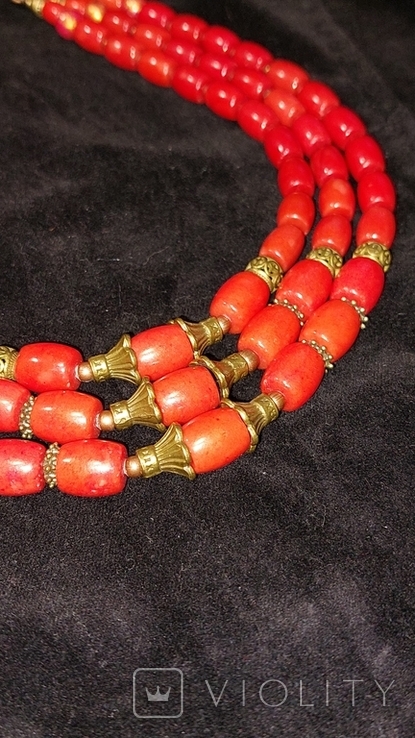 Coral coral necklace modern, photo number 2