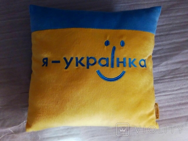 Подушка я українка мікрофібра, фото №3
