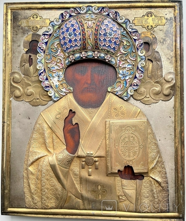 Ікона Святого Миколая в срібному окладі, photo number 2
