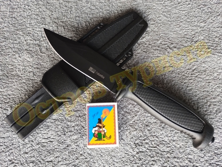 Тактический нож ЗСУ с кобурой,битой 1418A туристический, фото №3