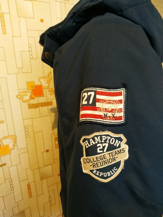 Куртка чоловіча демісезонна HAMPTON REPUBLIC нейлон p-p прибл. S, фото №8