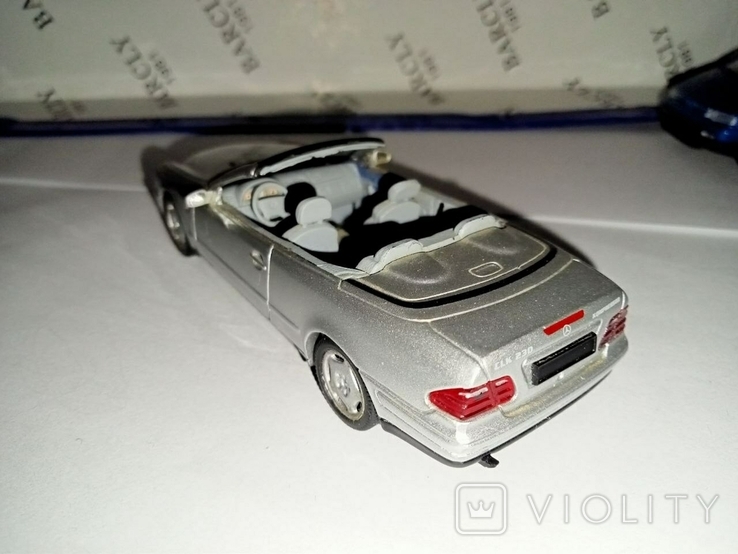 Miniature Mercedes CLK Cabriolet Rouge SCHUCO 1/43 - Occasion En Excellent état