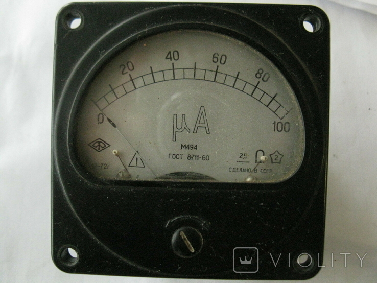 Мікроамперметри М494 100мка, фото №2