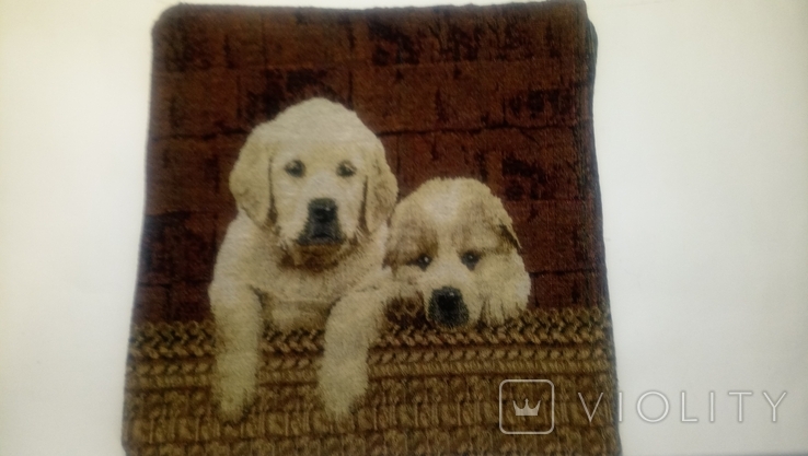 Tapestry "Doggies" 0.36*0.36cm., photo number 3