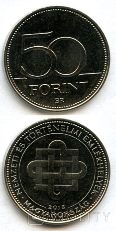 Hungary Венгрия - 50 Forints 2015 comm.