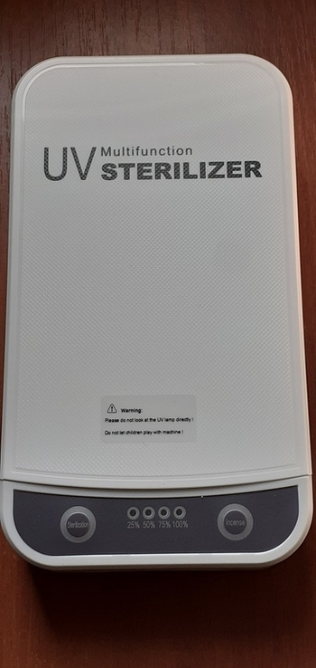 Портативный ультрафиолетовый санитайзер UV-стерилизатор, фото №7