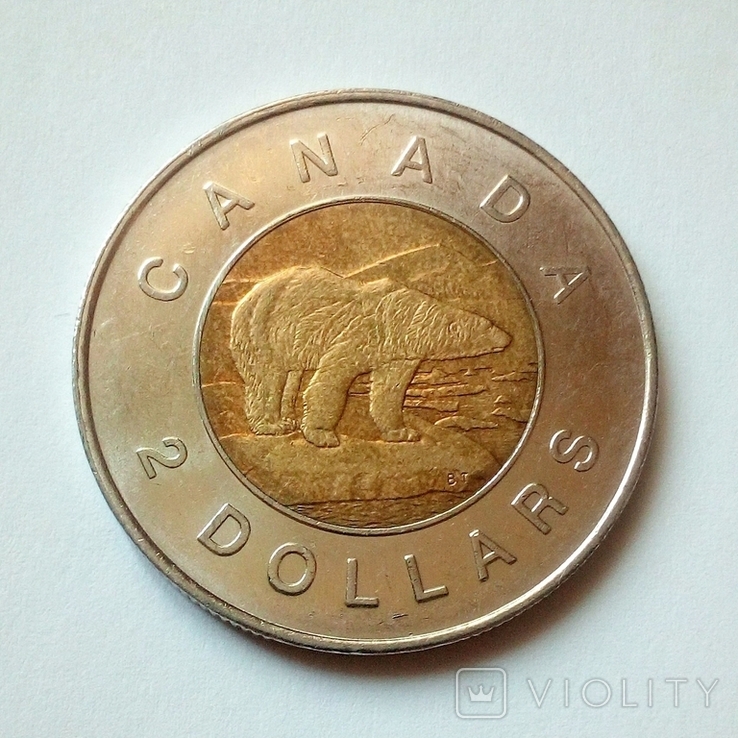 Канада 2 доллара 2007 г., фото №2
