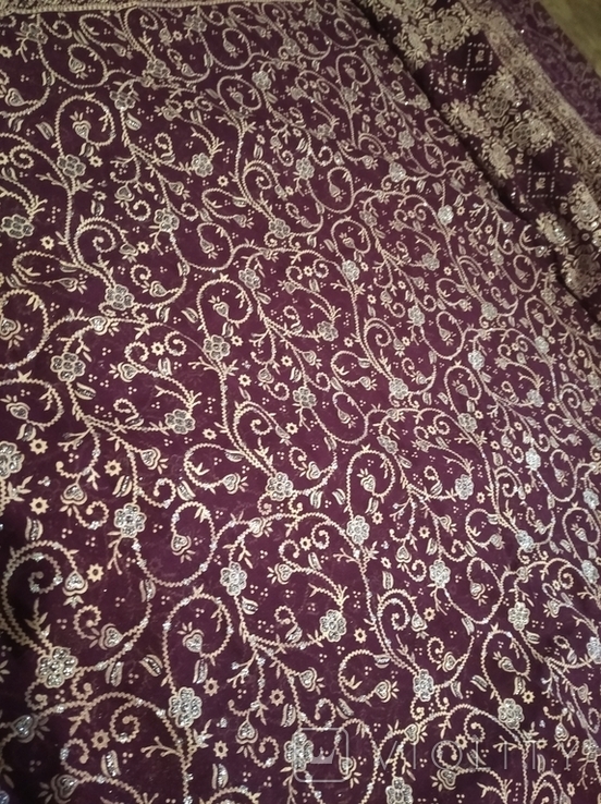 Indian scarf Sari, length 5 meters, width 110 cm, photo number 5