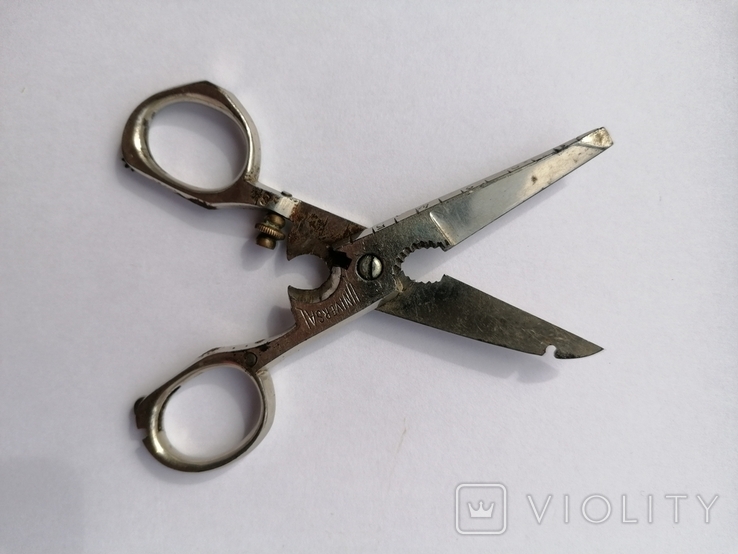 Scissors with microscopic lens Stanhope 1870., photo number 9