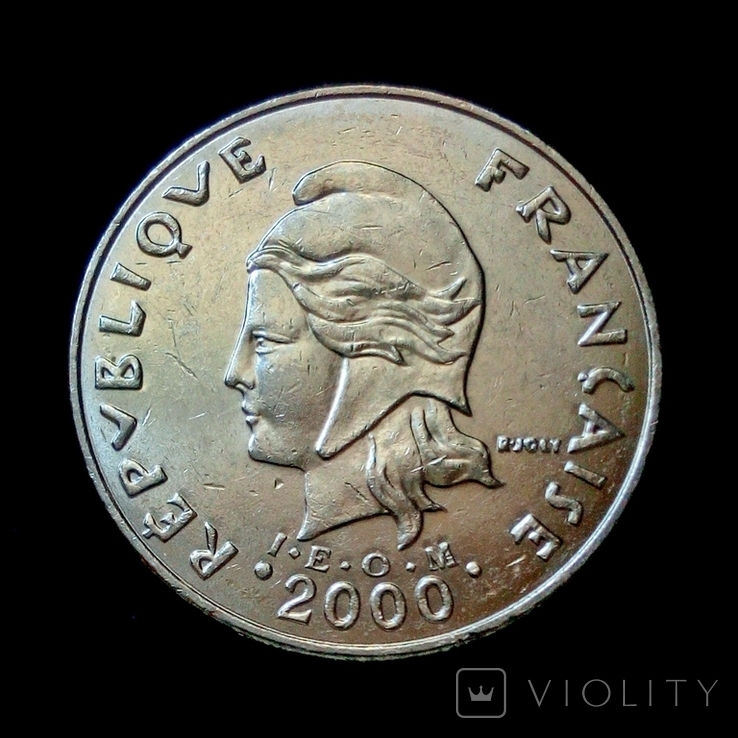 Новая Каледония 20 франков 2000 г., фото №3