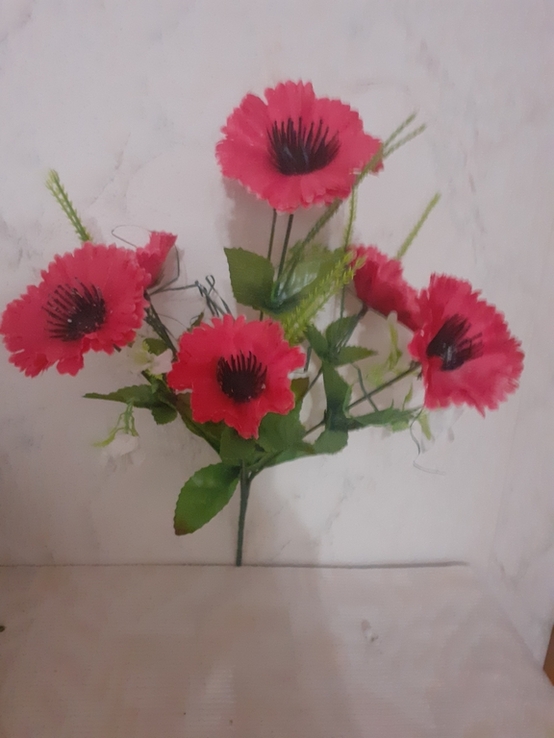 Квіти штучні 10 букетів (висота 35см), фото №2