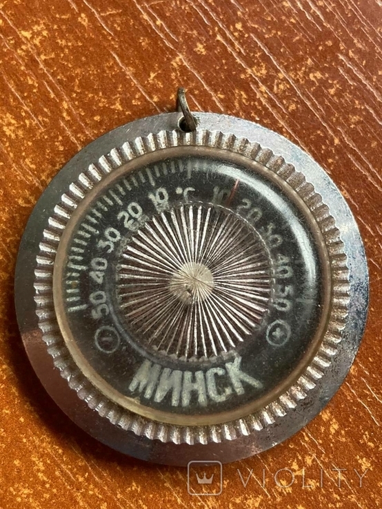  Keychain of the USSR "Minsk" with a thermometer., photo number 3