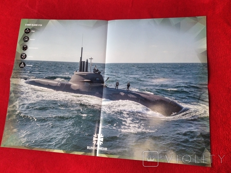 Колекція плакатів німецької військової техніки Кораблі Зброя Німеччина, фото №4