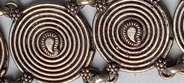Women's bracelet 19 cm long, silver, photo number 5