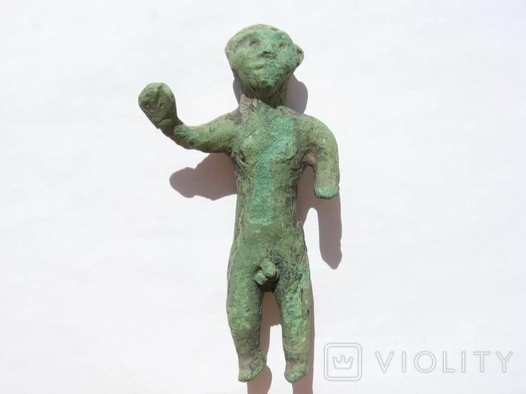 Статуэтка с мужским достоинством Рим(Фракия?) или Черняховская культура I-IV вeк н.э, фото №5