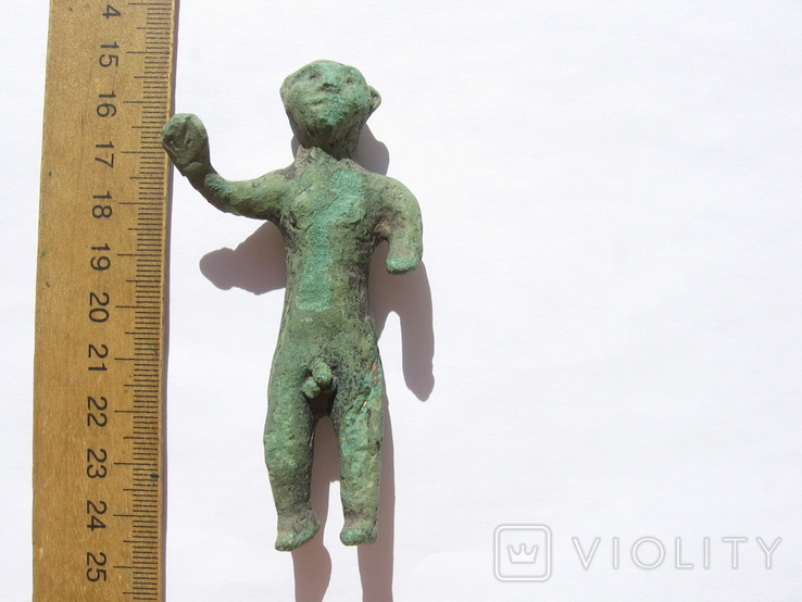 Статуэтка с мужским достоинством Рим(Фракия?) или Черняховская культура I-IV вeк н.э, фото №6