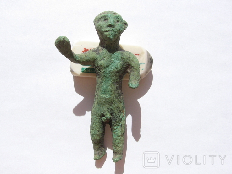 Статуэтка с мужским достоинством Рим(Фракия?) или Черняховская культура I-IV вeк н.э, фото №7