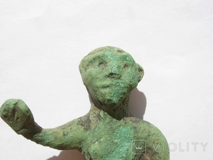 Статуэтка с мужским достоинством Рим(Фракия?) или Черняховская культура I-IV вeк н.э, фото №13