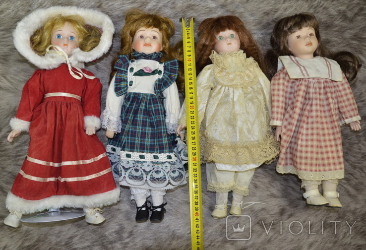 Большая коробка винтажных фарфоровых кукол. Европа, фото №10