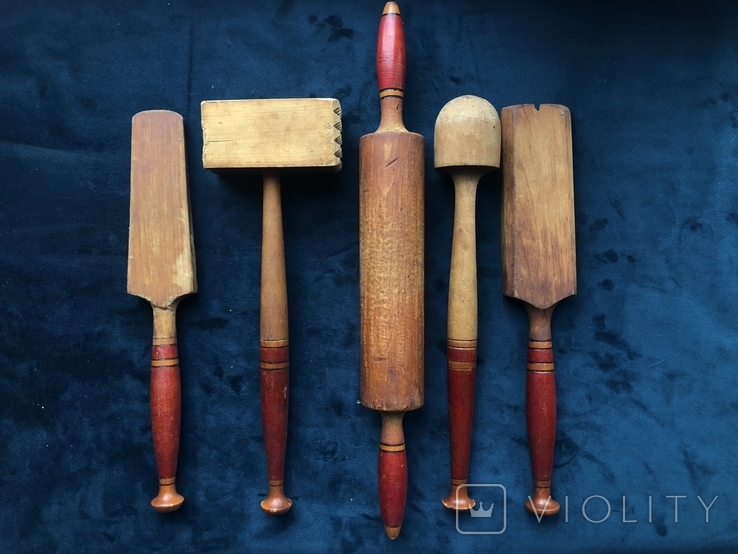 Decorative wooden kitchen utensils, photo number 3