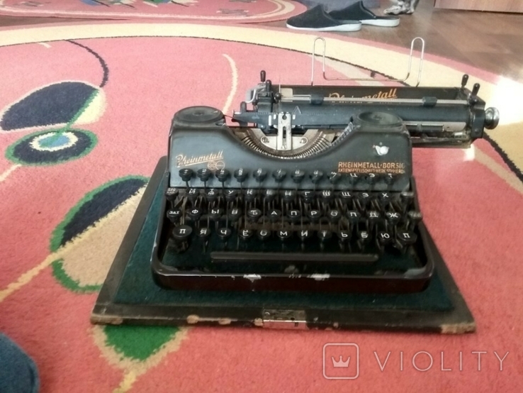 Typewriter of the 40s Reinmetall Germany, photo number 4