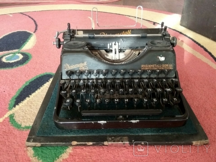 Typewriter of the 40s Reinmetall Germany, photo number 6