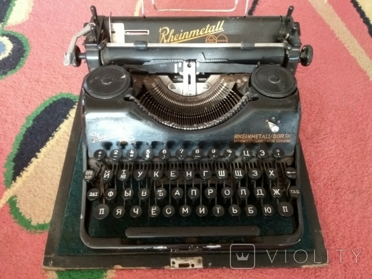 Typewriter of the 40s Reinmetall Germany, photo number 7